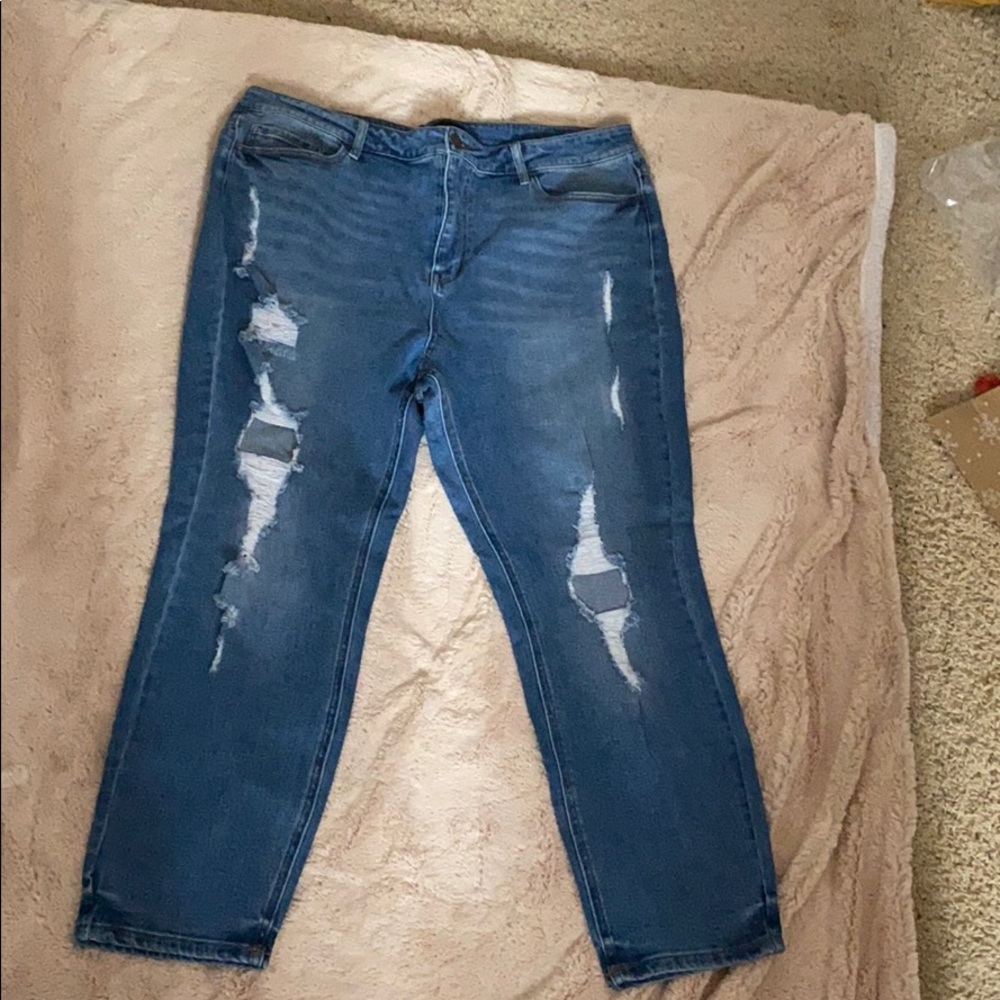 Blue Ripped jeans